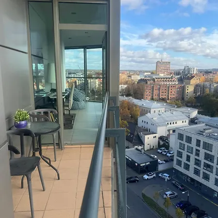 Helios Luxury In Skyscraper 公寓 维尔纽斯