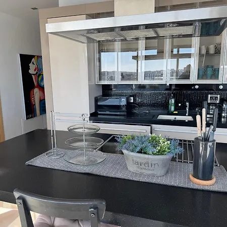 公寓 Helios Luxury In Skyscraper 维尔纽斯
